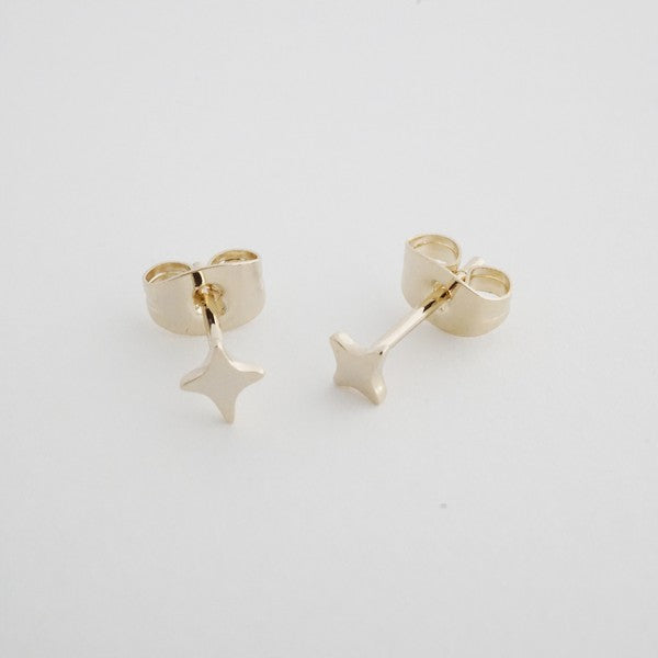 Origami Tiny Star Studs