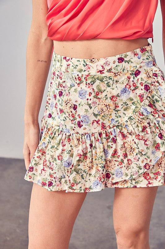 Flower Multi Skort