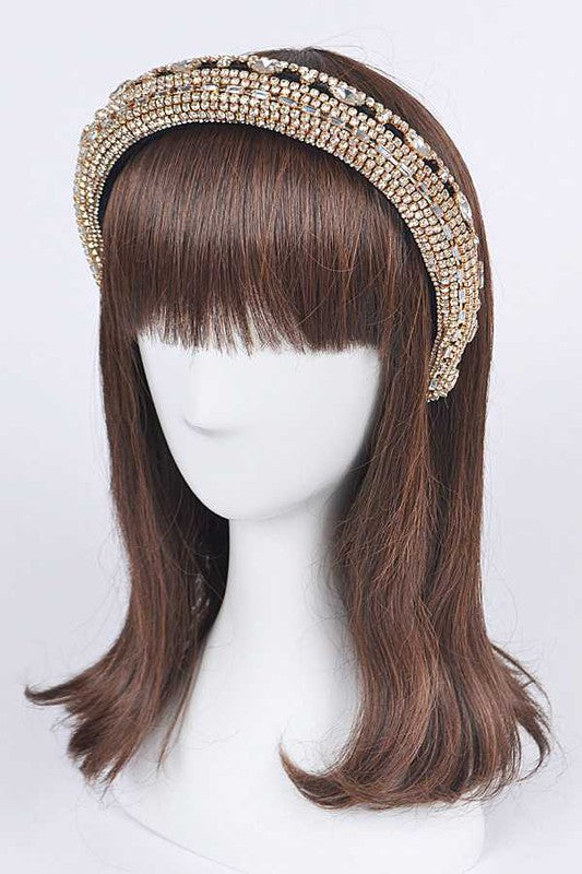 Puffy Rhinestone Statement Headband