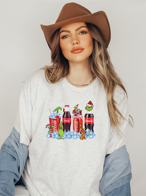 Coca Cola Christmas Graphic Boutique Tee