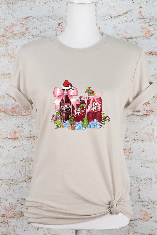 Dr Pepper Christmas Graphic Boutique Tee