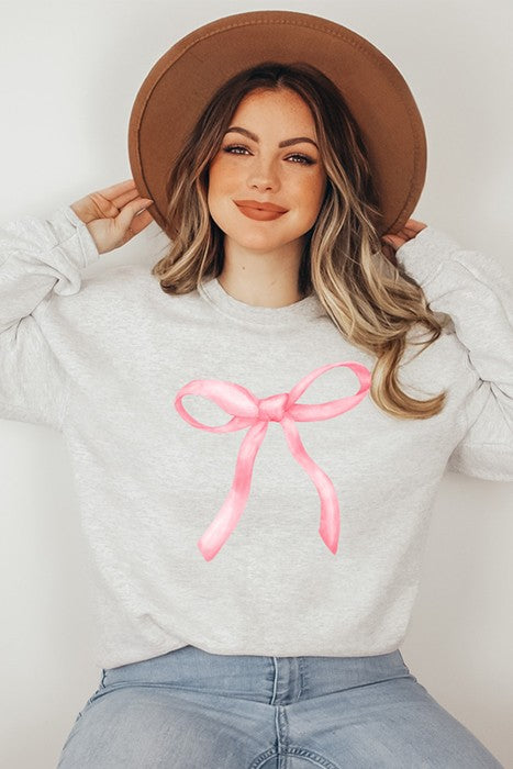 Trendy Bow Sweatshirt