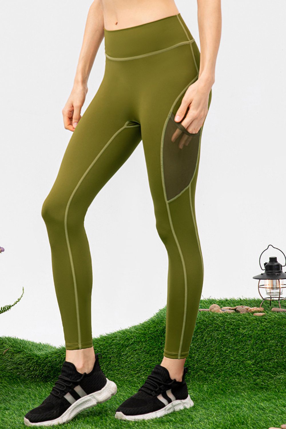 High Waist Slim Fit Long Sports Leggings